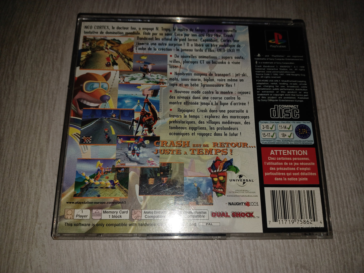 Crash bandicoot 3 Warped
