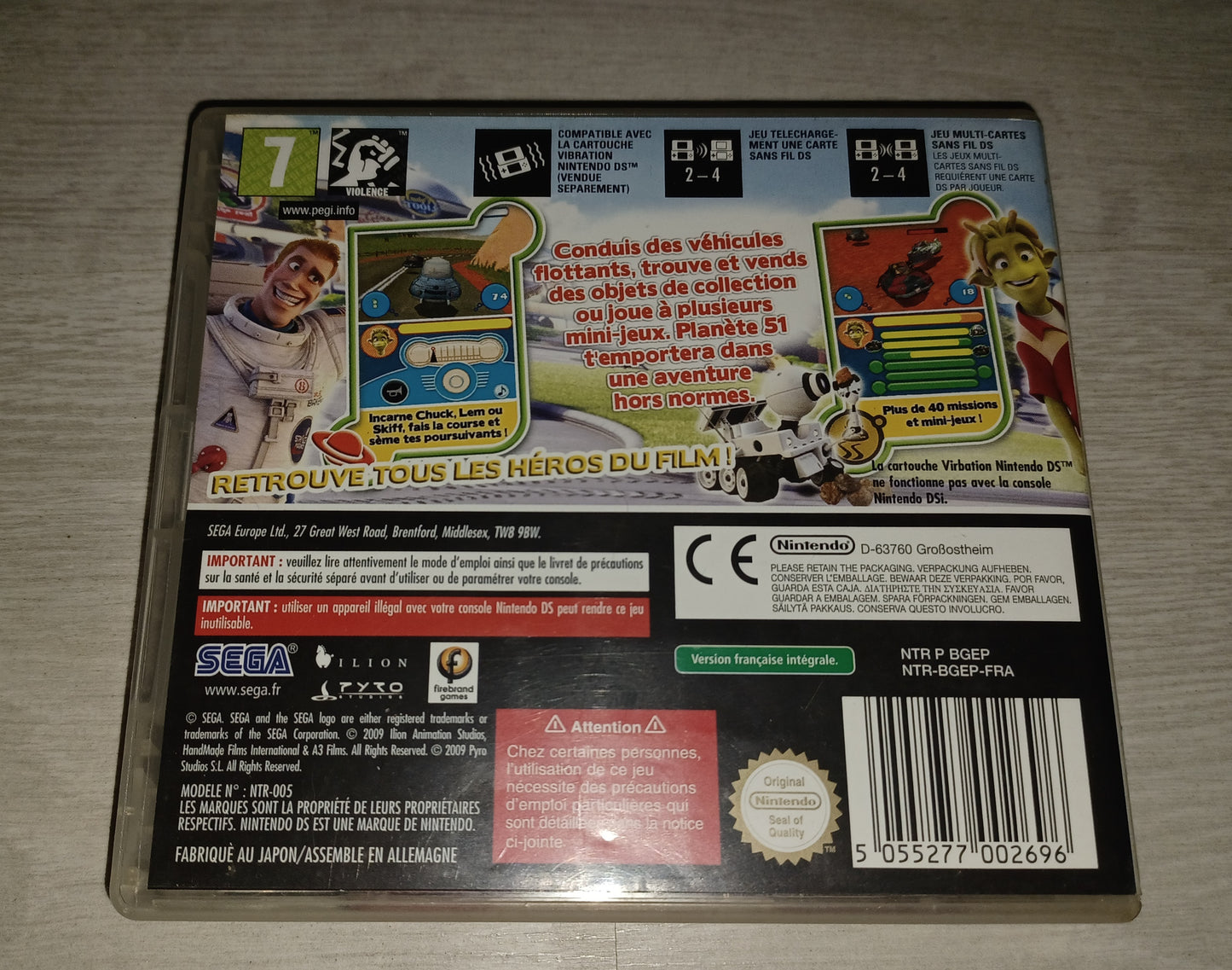Planete 51 le jeu