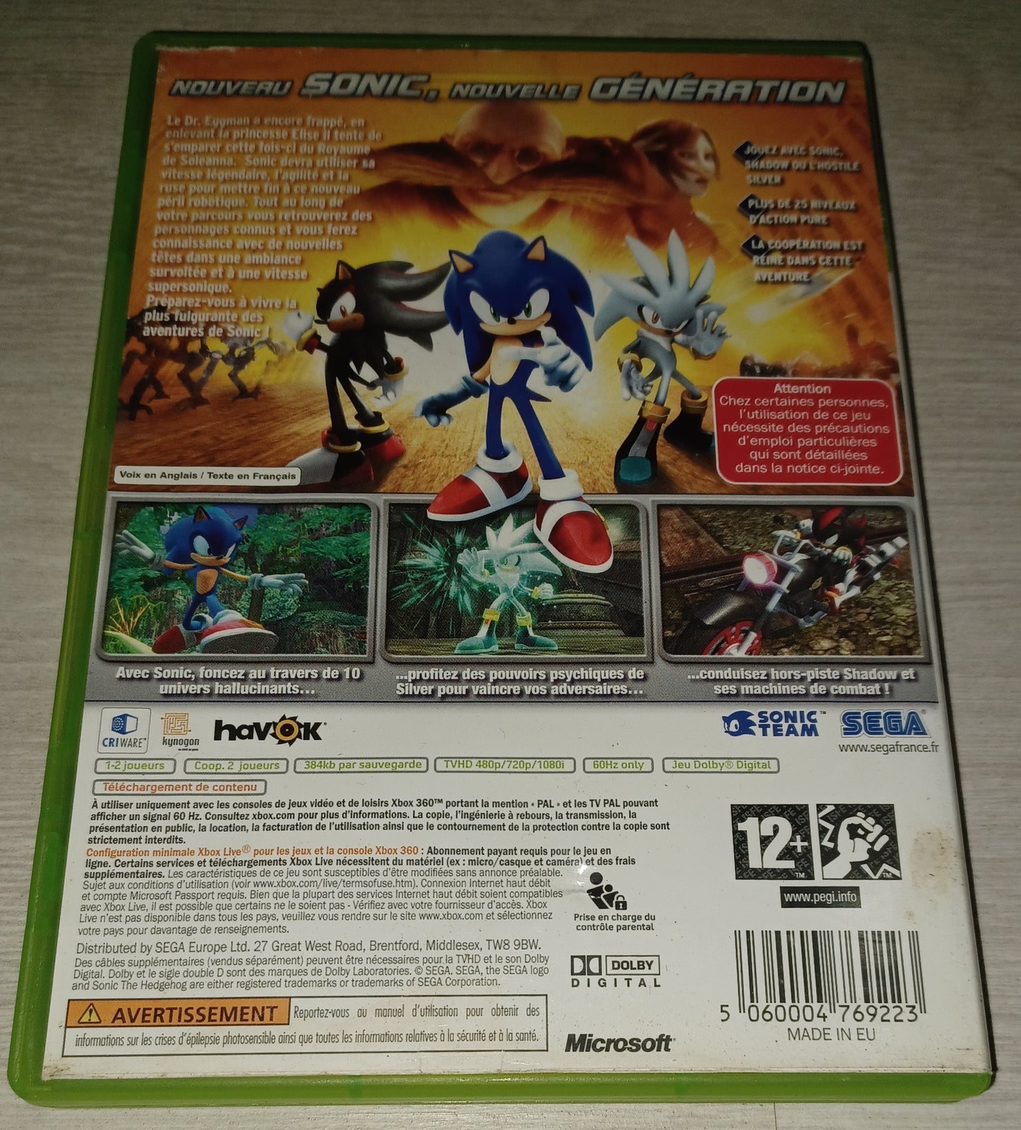 Sonic the hedgehog