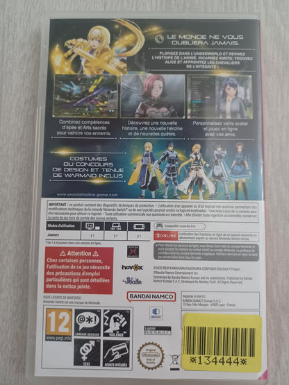 Sword art online Alicization Lycoris