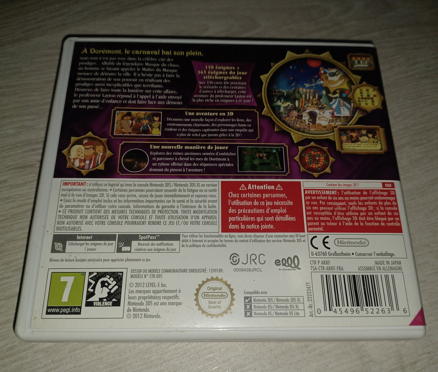 Professeur layton et le masque des miracles