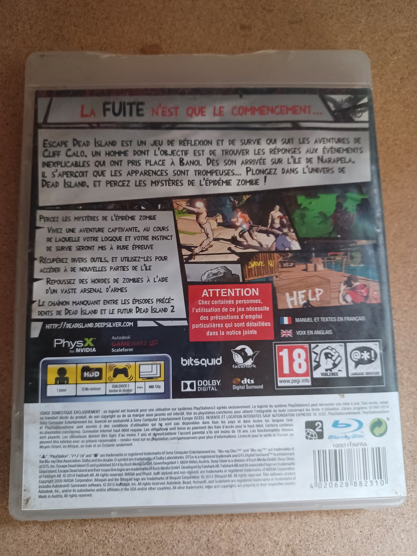 Escape : Dead island