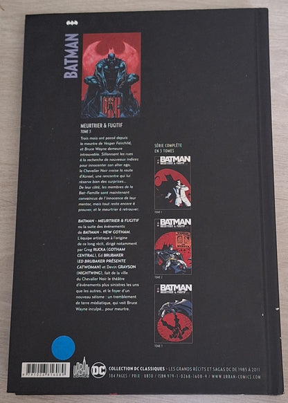 Batman : Meurtrier & fugitif - Tome 3