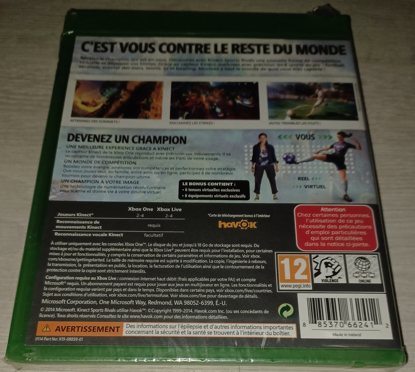 Kinect sports rivals