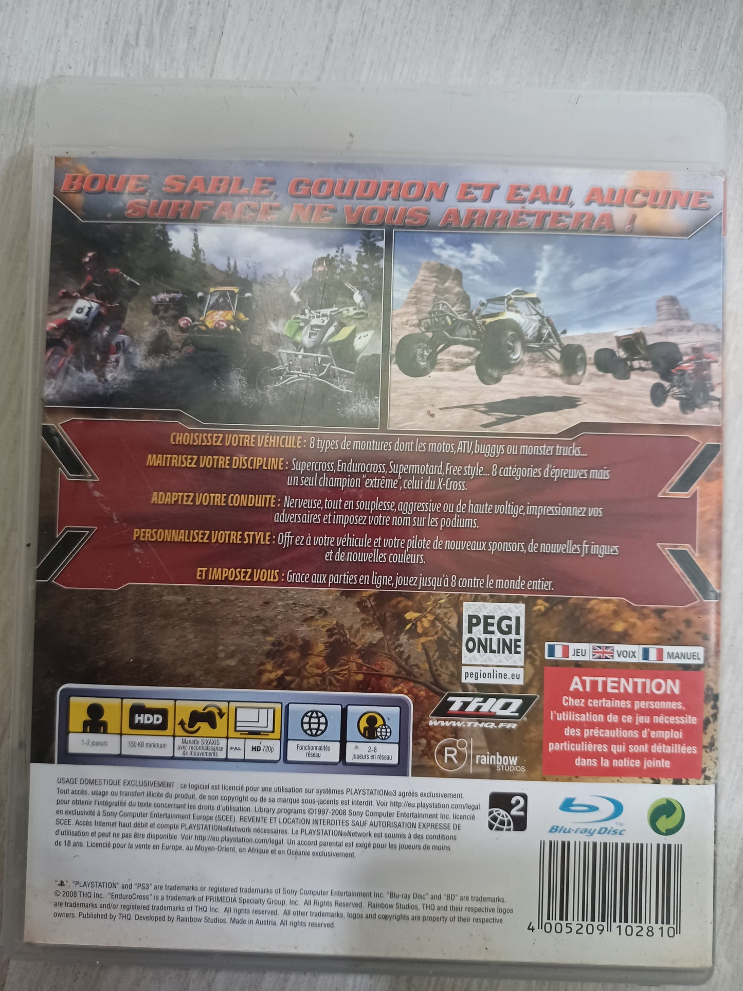 MX vs ATV Extreme limite