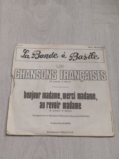 Les chansons françaises - La bande à Basile