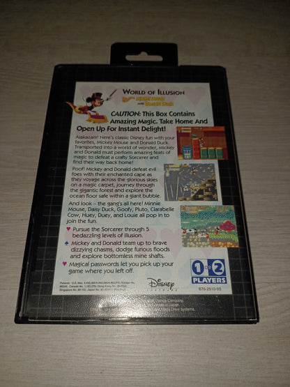 World of illusion starring Mickey mouse and donald duck