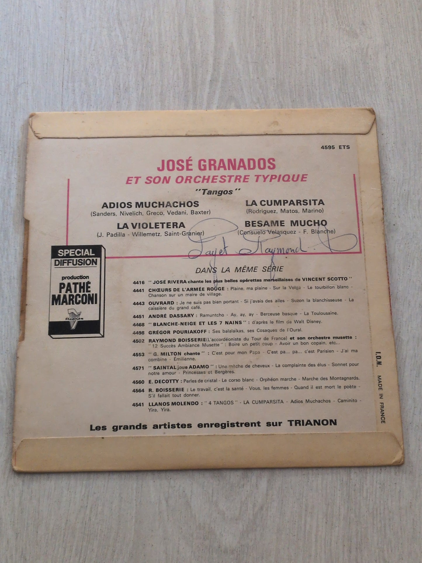 José granados et son orchestre typique