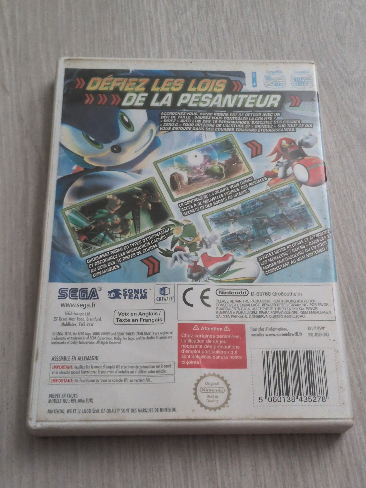 Sonic riders zero gravity