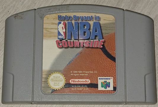 Kobe Bryant in Nba courtside